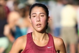 Tess Wei ’17 running a race